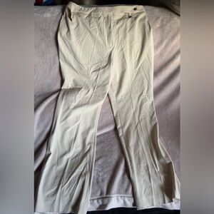 Rena Rowen Classic Cream Straight Leg Dress Pants size 14 New